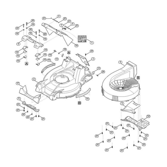 Housing for Viking MB 756.0 YC