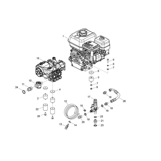 Engine & Gearbox Assembly