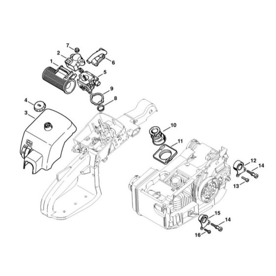Air Filter for Stihl MC 200