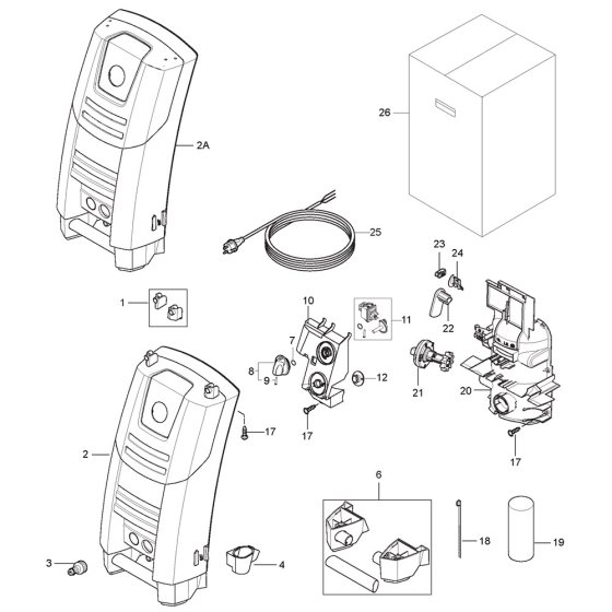 Front Assembly for Nilfisk