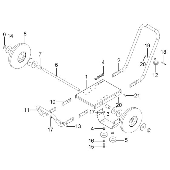 Chassis Assembly for Nilfisk