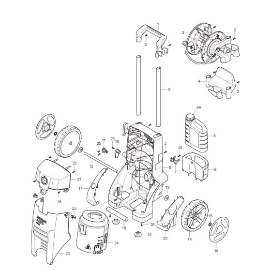 Nilfisk MC 3C-150/570 XT Assembly
