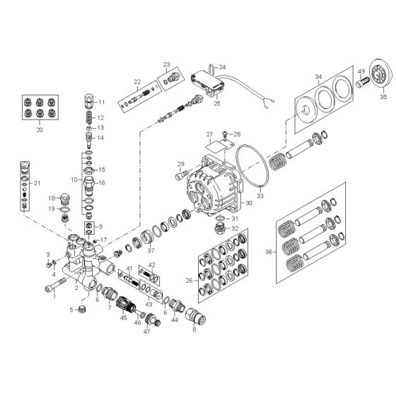 Pump Assembly for Nilfisk