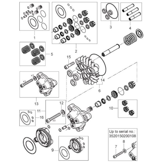 Cylinder Block for Nilfisk