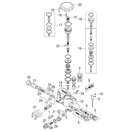 Unloader FA for Nilfisk Washer