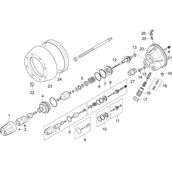 Water Flow Assembly for Nilfisk