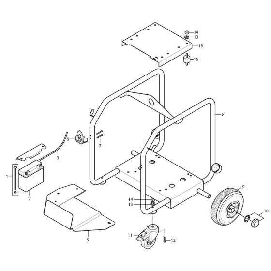 Chassis Assembly for Nilfisk
