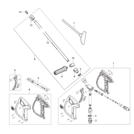 Lance, Nozzle Assembly for Nilfisk