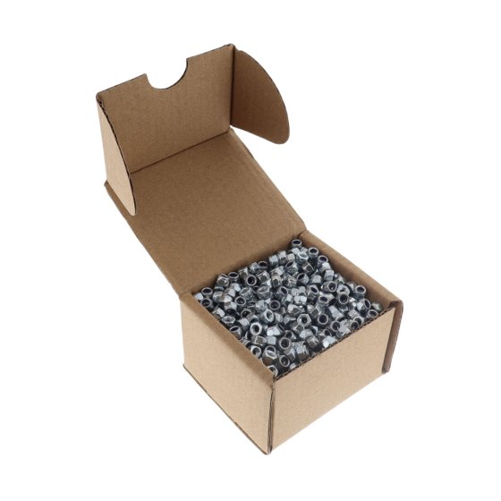 M3 Nylon Insert Nuts Type T Zinc Plated DIN 985 Box of 1000