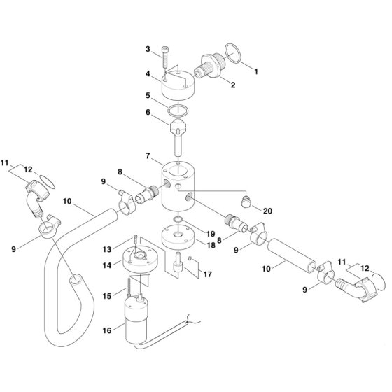 Mixing Valve for Nilfisk MH 5M