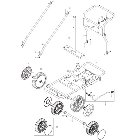 Chassis Large for Nilfisk
