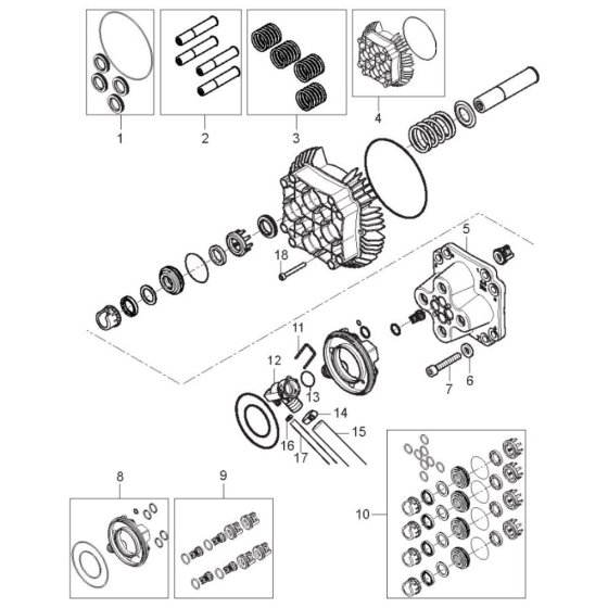 Cylinder Block for Nilfisk