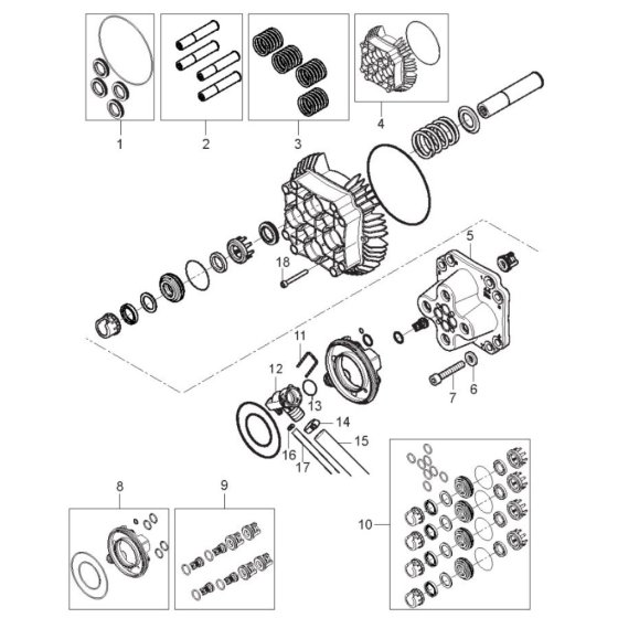 Cylinder Block for Nilfisk