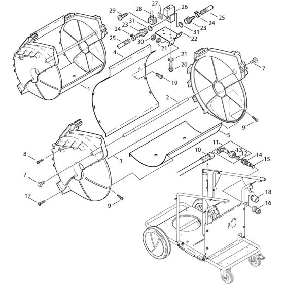 Basket Assembly for Nilfisk