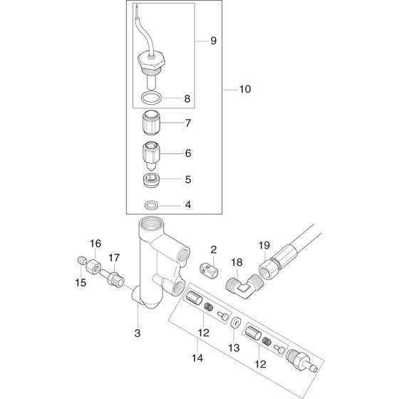 Flow Control Assembly for Nilfisk
