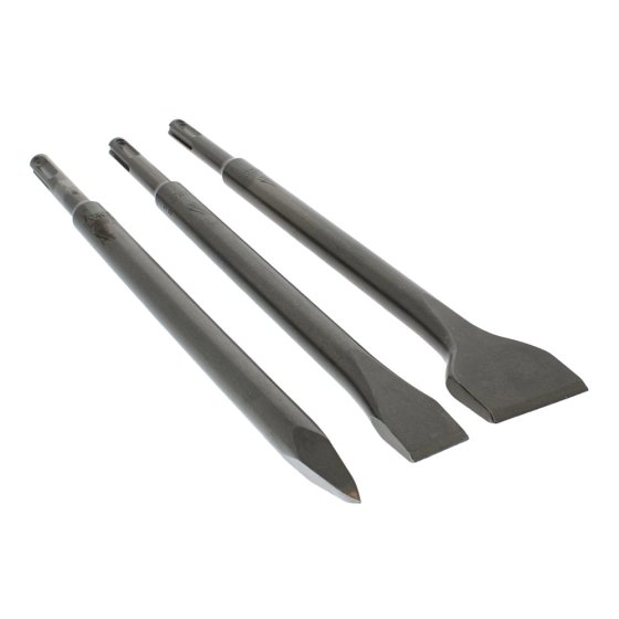 Milwaukee SDS Plus Chisel Set, 3 Piece