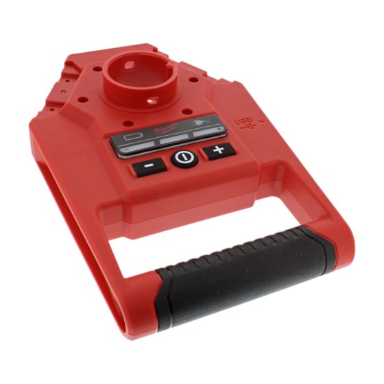 Control Panel Kit for Milwaukee M18HOSALC-0 Area Lighting - OEM No. 4931496622