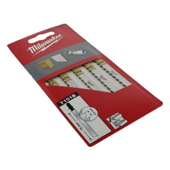 Jigsaw Blade 75 X 2.5mm T 101 B -5 Pieces - OEM No. 4932254061