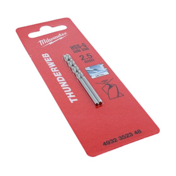 HSS-G Thunderweb Drill (DIN338) 2.5x57 - 2 Piece - OEM No. 4932352348