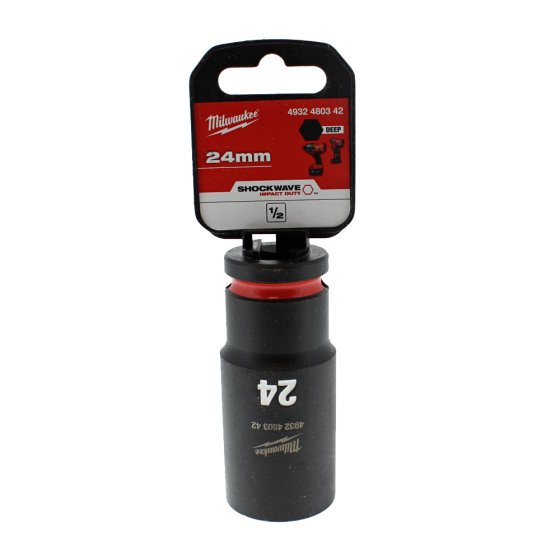 24mm 1/2" Hex Deep Socket Shockwave