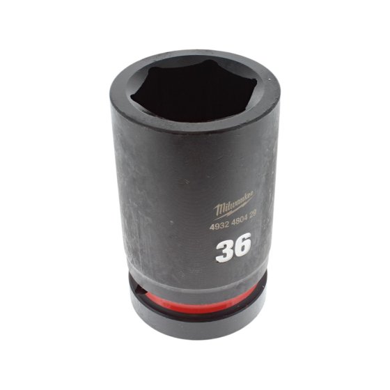Milwaukee 36mm 1 Impact Socket Deep - 1 Piece - OEM No. 4932480429