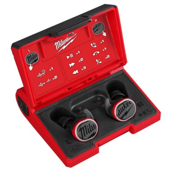 Milwaukee Usb Rechargeable Hearing Assist Earplugs W/Bluetooth