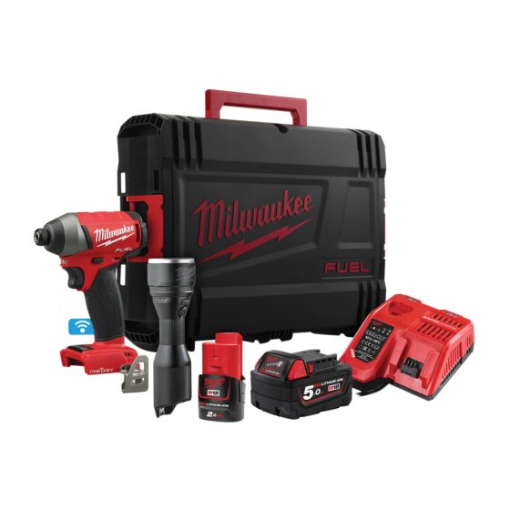 M18 ONEPP2L-522X FUEL ONE-KEY Twin Pack 18V 1 x 5.0Ah 12V 1 x 2.0Ah