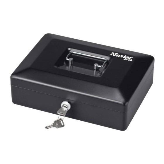 Small Cash Box with Keyed Lock
