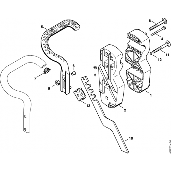 Flange Assembly for Stihl MM55