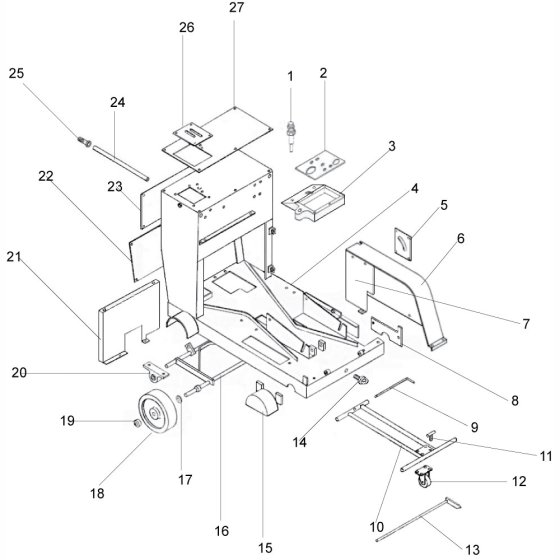 Main Assembly for Claymore Saw