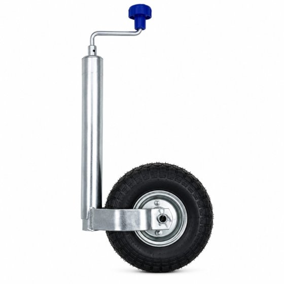 48mm Jockey Wheel, Smooth Tube, 180kg, 260mm Pneumatic Wheel