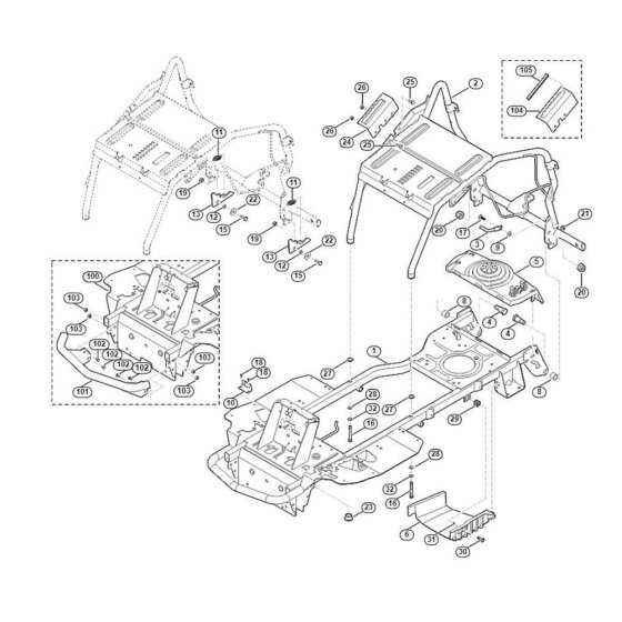 Frame for Stihl/Viking Mowers