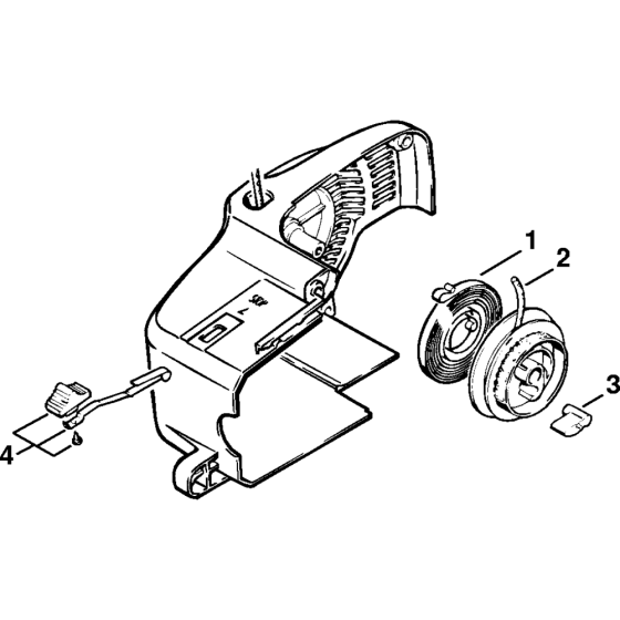 Rewind Starter for Stihl Chainsaws