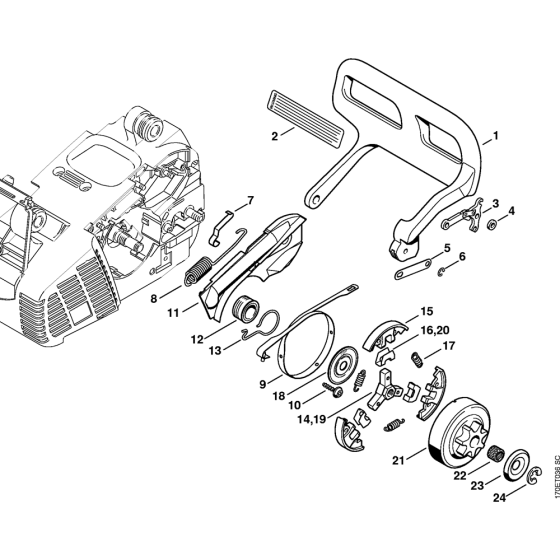 Hand Guard & Chain Brake