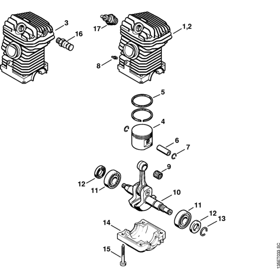 Engine 023 Assembly