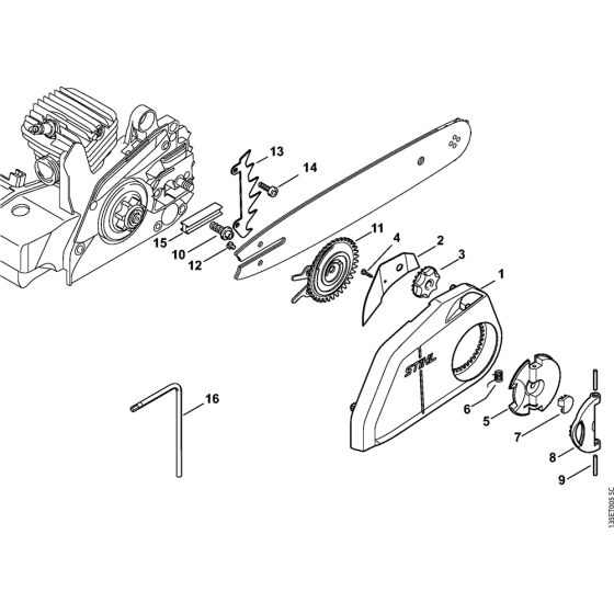 Quick Chain Tensioner for Stihl