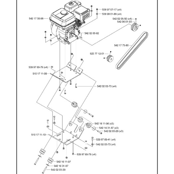 Engine Assembly for MS 355 G