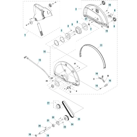 Blade Guard for Husqvarna MS 360