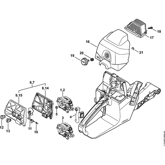 Air Filter & Carburetor Cover