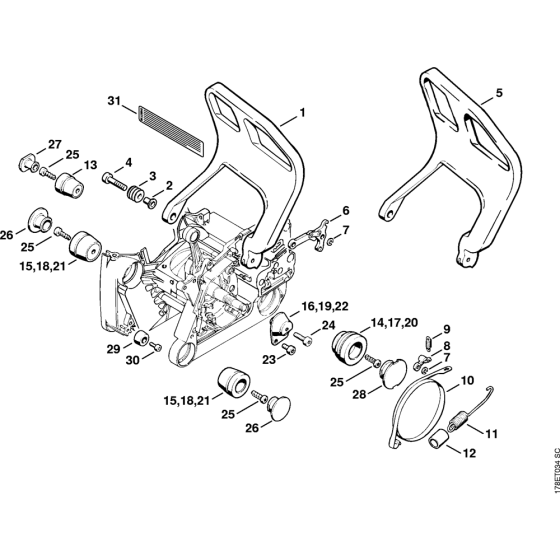 AV System for Stihl MS660