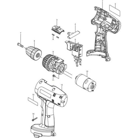 Makita MT064SK Assembly
