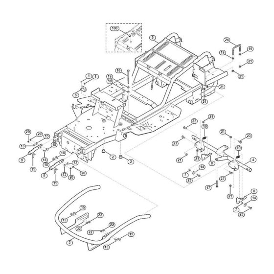 Frame for Stihl/Viking MT 5097.0