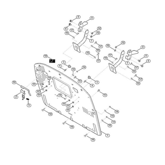 Back Panel for Stihl/Viking Mowers