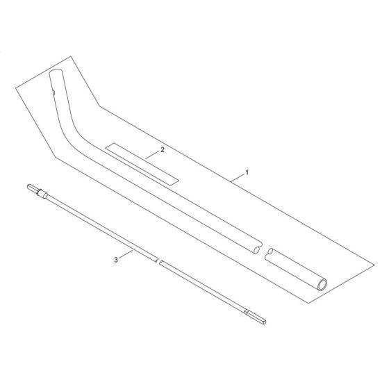Main Pipe for Shindaiwa MTA-LE/S