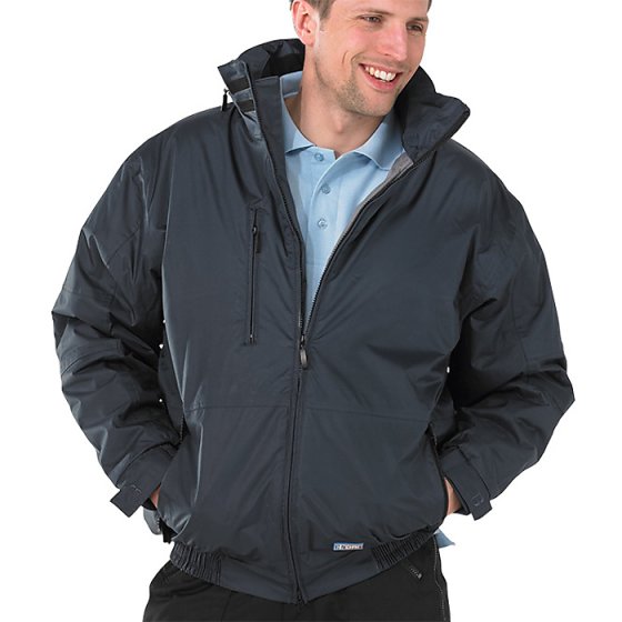 Mercury Bomber Jacket Polar fleece lined Poly/Pongee fabric Navy Blue 3XL