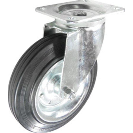 Rubber Tyre Swivel Castor