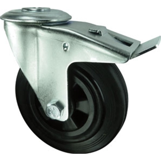 Cushion Rubber Swivel Castor
