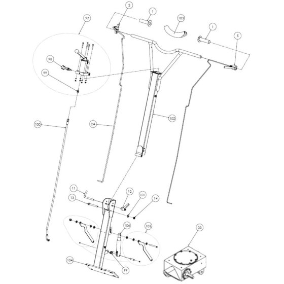 Frame Assembly for Norton Clipper CT901HP Power Float