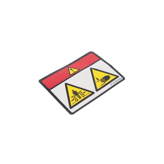 Label for Niftylift 120T Trailer Mount - OEM No. P14782