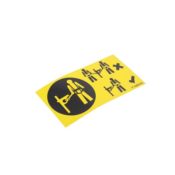 Harness Point Label for Access Platforms - OEM No P14883, Genuine Niftylift Part